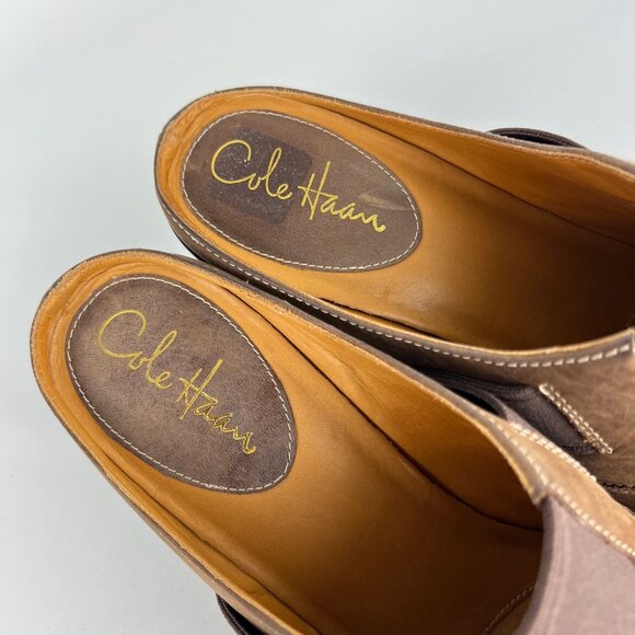 Cole Haan Womens Air Sara Mules Clogs Brown AirNike Wedge Comfort Shoes size 10 - Picture 12 of 16